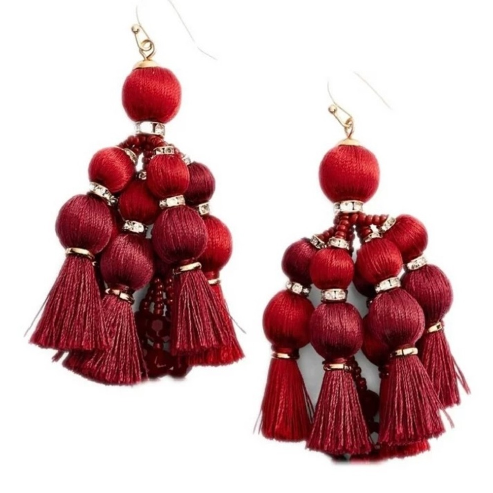 NWT ♠️kate spade♠️ Tassel *PRETTY POMS* Earrings…As Seen on *PRINCESS of WALES*